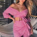 Tiger Mist Lila Top & Skirt Set Photo 0