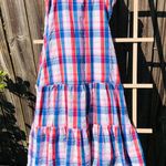 Peyton & Parker Red, White, and Blue Checked Sleeveless Dress M Red Size M Photo 8