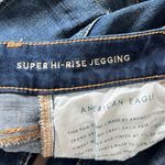 American Eagle AEO  Super High Rise Jegging Ripped Distressed Dark Wash Size 6 Photo 3