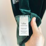 Lulus Lulu’s Jazzy Belle Dark Green Velvet Bodycon Midi Dress Size L NWT Photo 7