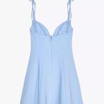 ZARA  dress mini corset bows baby blue wedding evening party cocktail  Photo 12