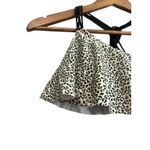Miss Me ‎ Bikini Swim Top size medium strappy and cheetah print Photo 4