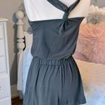 Xhilaration Romper Gray Knit Feminine Photo 8
