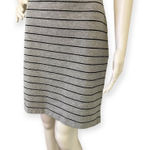 Banana Republic  Gray Striped Skirt Photo 0