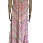 Emma & Michele Sleeveless Handkerchief Hem Maxi Dress Photo 3