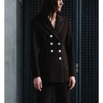 SAINT ART Piper Contract Long Blazer Black Medium Photo 1