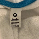 Threadless White Zip Up Hooded Jacket Size Medium Preloved. Photo 5
