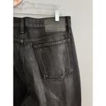 Rag and Bone Alex High Rise Straight Worn Black Button Fly Rigid Size 32 Womens Photo 6