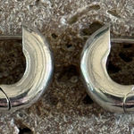 Sterling Silver Huggie Hoop Earrings 925 Photo 0