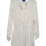 Rag and Bone  CALISTA LONG SLEEVE LIGHT DOVE MINI DRESS M Photo 5