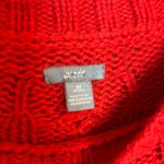 Aerie  Red Chunky Knit Sweater Size XS Photo 5