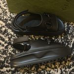 Gucci  Horsebit Flatform Sandal Black Photo 2