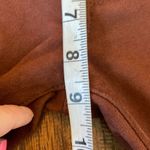 7 For All Mankind  brown suede feel skinny crop pant 27 Photo 4