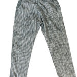 Free People  Navy/Ivory High Rise Pant, Size 8 Photo 5