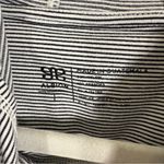 ALBION FIT Albion Zip Up Hoodie Sweatshirt Large Black White Stripe Photo 5