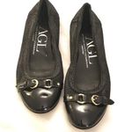 AGL Attilio Giusti Leombruni Cap Toe Ballet Flat Black Size 7.5 Photo 0