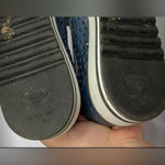 Summit by white mountain blue‎ perforated leather platform shoes size 39 Blue Photo 7