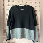 J.Crew EUC!  Women's Sweater Wool Cashmere Blend Woven Colorblock Sz XL Photo 1