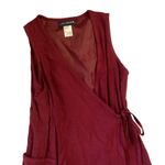 J.G.Hook Wool Blend Wrap Dress Red Size 8 Photo 5