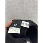 Iz Byer  Women's Skirt Crochet Hem Solid Black Size XS Lined Pull On Photo 5