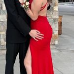 red prom dress Size 10 Photo 0