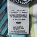 Heart soul ‎ Women's Teal Black White Embellished Scoop Neck Tank Size M Photo 4