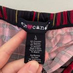 Eye Candy  women’s black red‎ yellow plaid polyester blend leggings large Photo 1