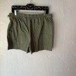 Faded Glory  Authentic Green Cotton Cargo Shorts Women’s‎ Small Drawstring Photo 2