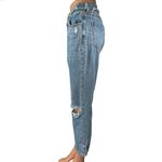 PacSun  Women's Blue Distressed Cotton High Waisted Mom Denim Jeans Size 26 Photo 1