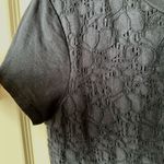 Talbots navy short sleeved shirt Photo 4