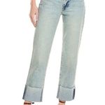 7 For All Mankind Logan Frost Stovepipe Jean High Rise Size 32 Photo 0
