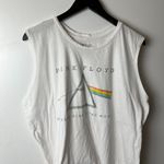 Urban Outfitters Pink Floyd Tank Top Womens White 3XL XXXL Metallic Band Graphic Muscle Shirt Photo 8