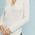 Anthropologie  Ett twa Amrita Ribbed Merino Wool Blend Sweater S NEW Photo 0