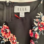 Elle  Dress Black with Floral Print Size 6 NWT Photo 1