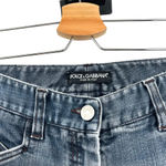 Dolce & Gabbana Low Rise Straight Leg Zipper Ankle Y2K Jeans Size US 8 Photo 2