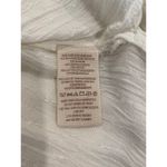 Free People  The Best Long Sleeve Crinkle Button-Up Blouse Shirt Cream Women's M Photo 9