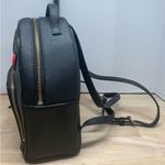 Kate Spade ☀️ Leopard Tomi Backpack • Black Saffiano • Cherries Lips Appliqué Photo 2