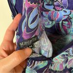 Margarita Rayon Floral Mini Babydoll Dress Medium Hippie Boho Fairy Y2K Purple Multiple Photo 7