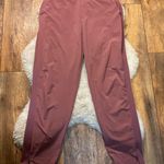 Athleta  Pants Nylon Size 14 Blush Mauve Pockets Lightweight Stretch 30.5" Inseam Photo 0