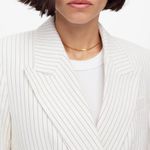 Madewell NWT Linen Blend Relaxed Blazer In Pinstripe Size 2 Photo 3