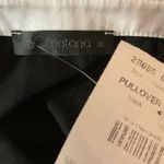 Fontana European Knitted 3/4 Sleeve Collared Button Polo Shirt Black Size S NWT Photo 6