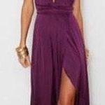 Fashionable Socialite Wine Wrap Dress Photo 0