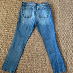 Simply Vera, Vera Wang Women's Simply Vera Wang Cuffed Straight Cropped Stretch Blue Jeans Size 4 Photo 2