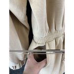 EXPRESS  Women's Romper Quarter Zip Tie Waist Fleece Retail $78 Beige Size XS Photo 5