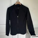 Varley  Hayden Zip-Through Sweat in Black Photo 3