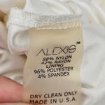 Alexis  Leni Sleeveless‎ Floral-Lace Sheath Dress Size Large Bridal White Photo 7