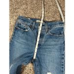 Levi's levi’s premium denim wedgie straight button fly distressed ripped jean womens 25 Photo 9