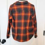 Old Navy The Boyfriend Womens Plaid Shirt Size X-Small Evermore Flannel Indie Photo 3