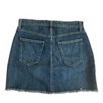 CURRENT ELLIOTT Button Fly Denim Skirt Size 25 Blue Photo 1
