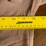 Mine Brown Button Down Shirt with Sequin Collar glittery Tan Photo 6